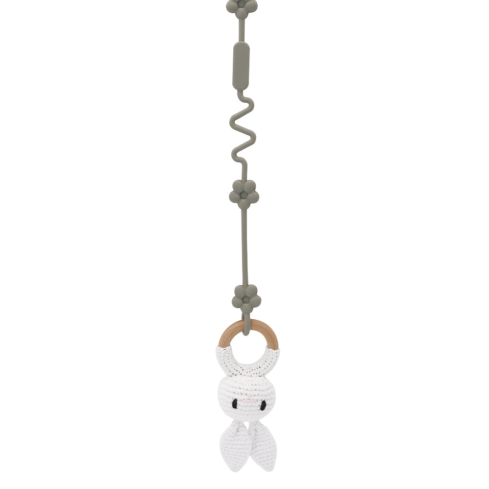 Silicone Pacifier Chain- Sage Green