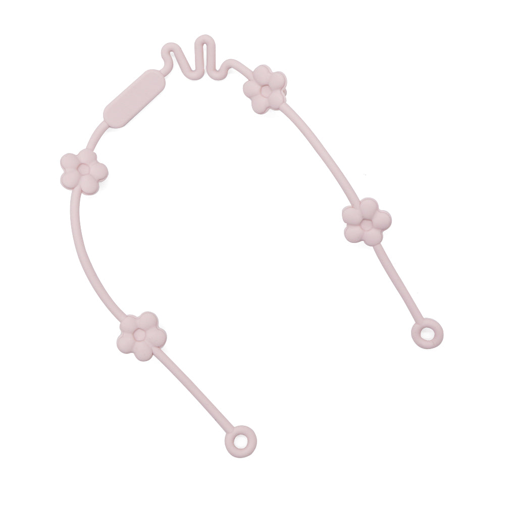 Silicone Pacifier Chain- Blush Pink