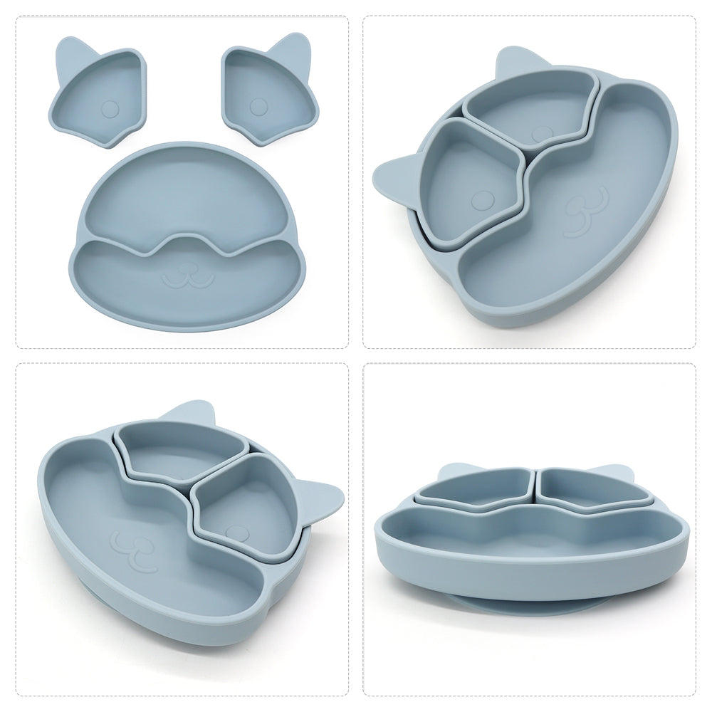 Baby Feeding Starter Set- Dusty Blue