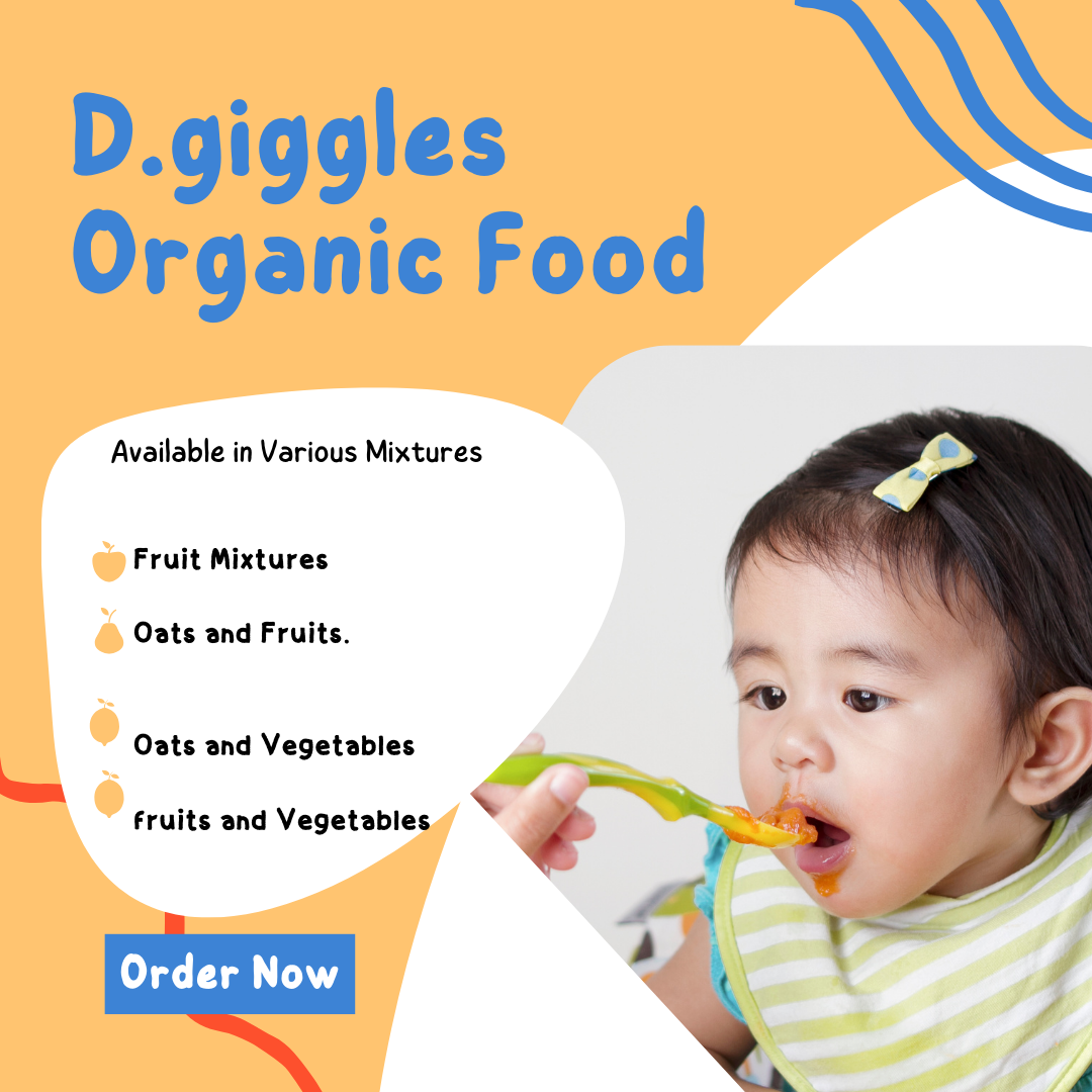 D.giggles Organic Baby Food- Available on Request
